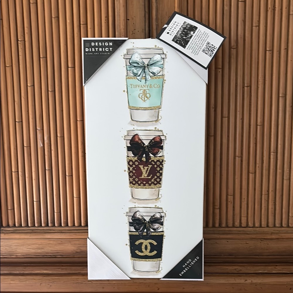 Fashion Coffee Cup Wall Art